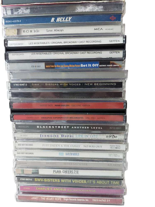 Bundle of 58 CDs In The Cases mixed Music , 1980s ,1990s ,2000s Variuos Music =