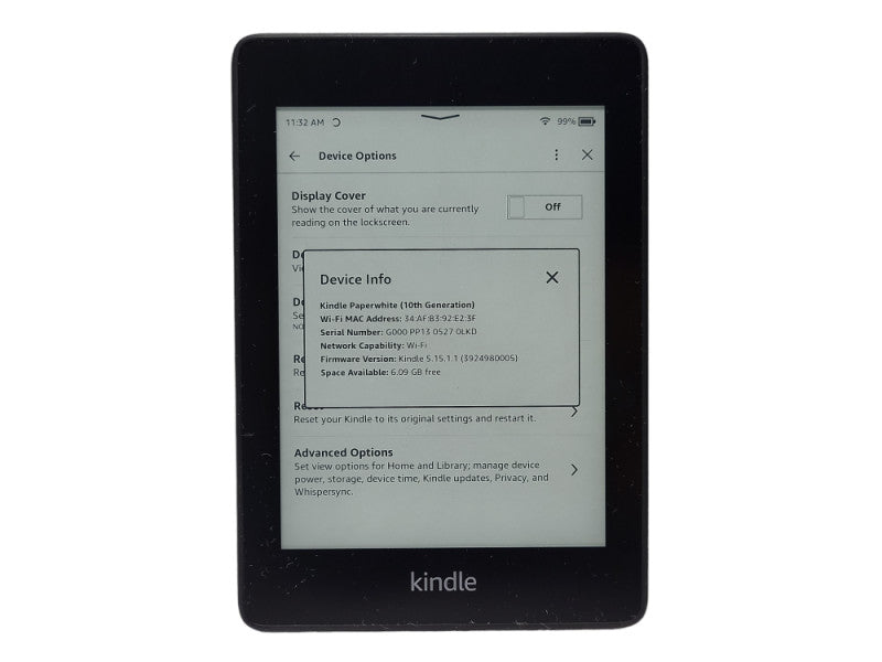 Amazon Kindle Paperwhite 4 10th Gen PQ94W 8GB Wifi $