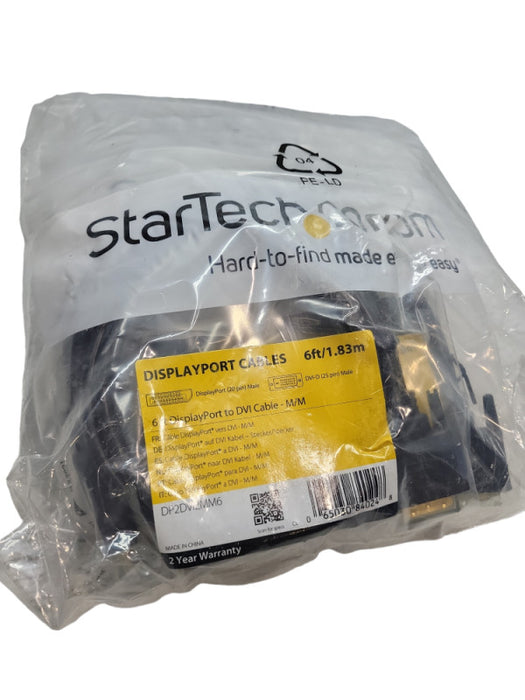 StarTech 6ft DisplayPort to DVI Cable - M/M (DP2DVI2MM6) 10 PCs &