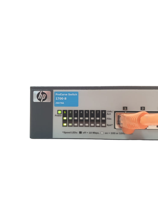 HP ProCurve 1700-8 J9079A 10/100/1000Base-T 8 Port Switch