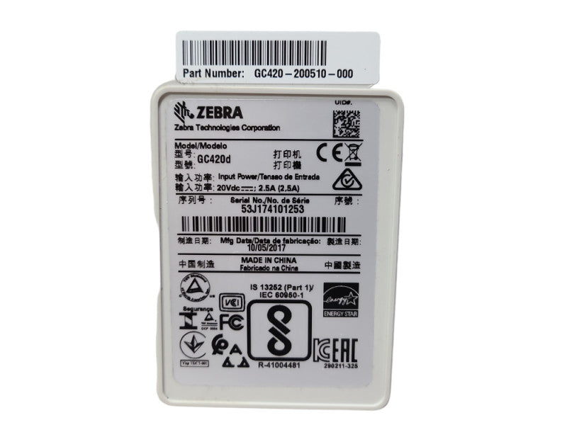 Zebra GC420d Thermal Shipping Label Barcode Printer