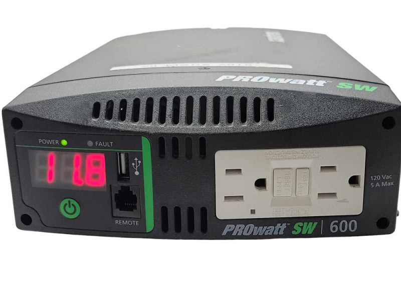 Xantrex Inverter, PROwatt SW 600W 12V True-Sine, READ _
