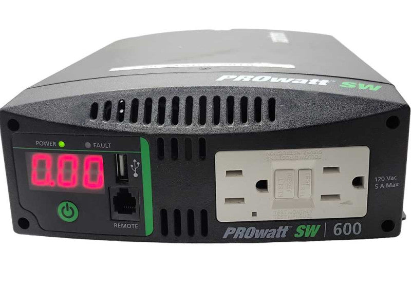 Xantrex Inverter, PROwatt SW 600W 12V True-Sine, READ _
