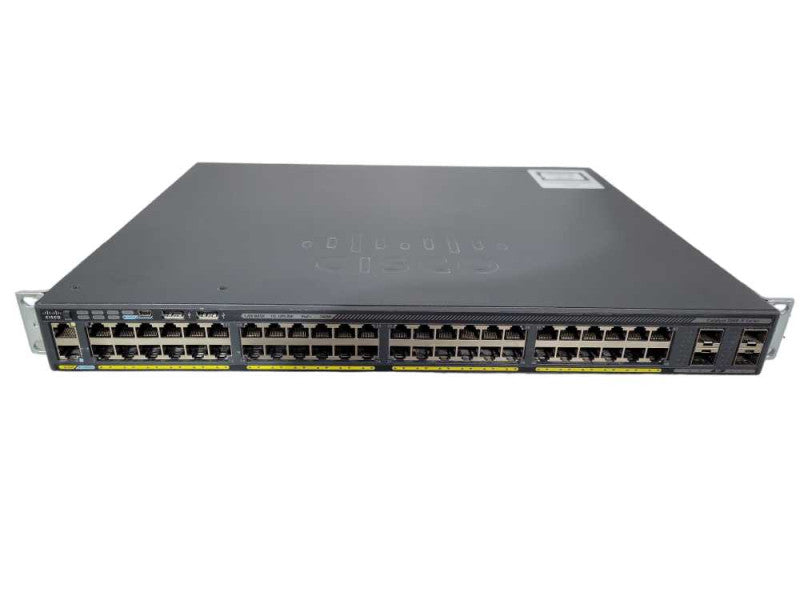 CISCO WS-C2960X-48FPS-L 48-Port Gigabit POE+ Switch !