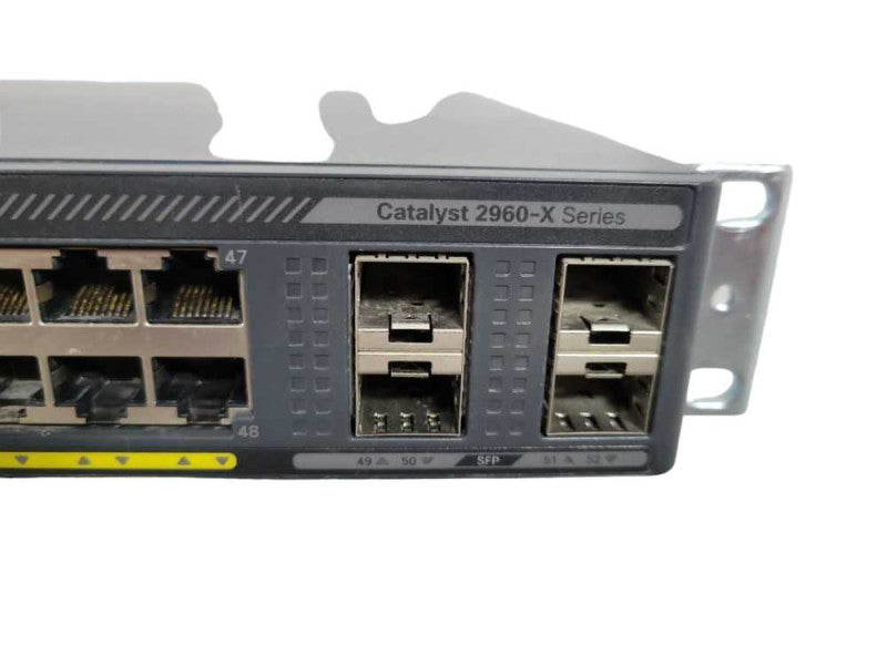 CISCO WS-C2960X-48FPS-L 48-Port Gigabit POE+ Switch !