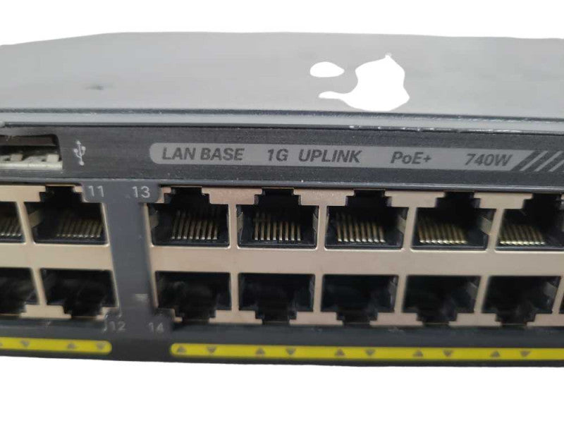 CISCO WS-C2960X-48FPS-L 48-Port Gigabit POE+ Switch !