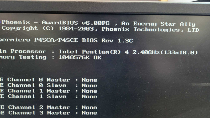 Supermicro 1U Server - Pentium 4 2.40Ghz | 1GB RAM | NO HDD %