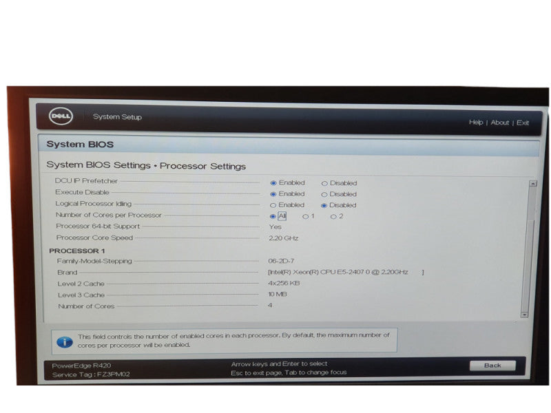 Dell PowerEdge R430 Intel Xeon E5-2407 0 @ 2.20Ghz 12GB RAM, H710 Mini RAID