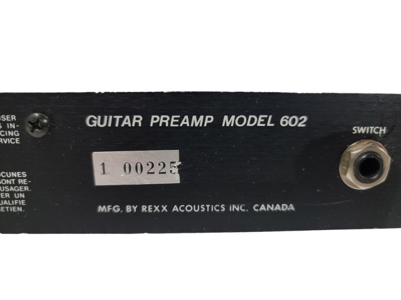 Guitar Preamp REXX AMP MODEL 602| vintage