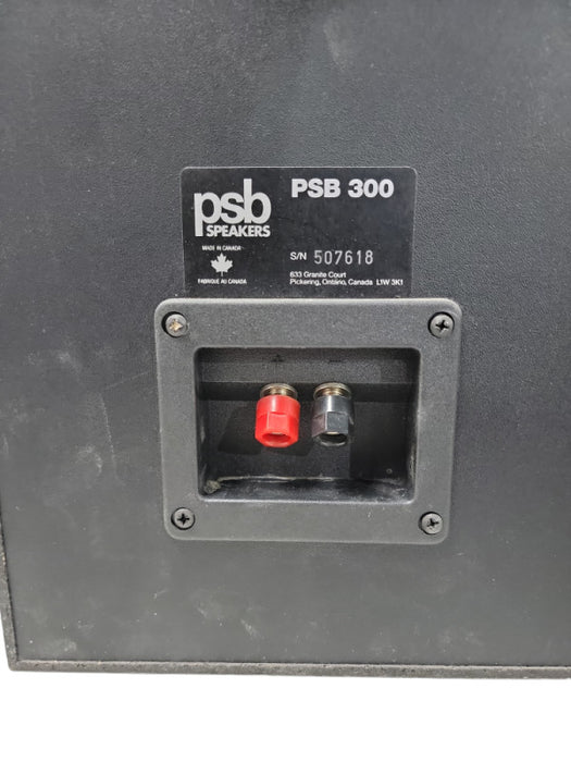3x PSB  300 bookshelf speakers made in Canada