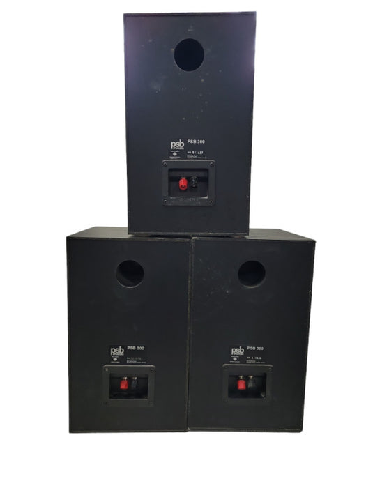 3x PSB  300 bookshelf speakers made in Canada