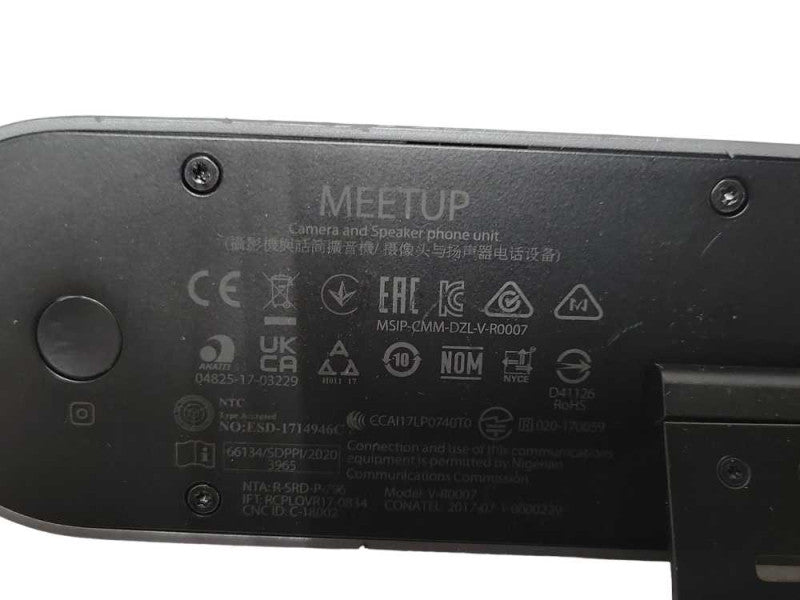 Logitech V-R0007 Meetup Camera And Speakerphone Unit, READ _