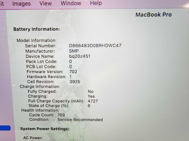 Apple Macbook Pro 2016 15\\" 4-Core i7-6820HQ @ 2.7GHz 16GB DDR3 500GB SSD Radeon Pro 455 2GB (
