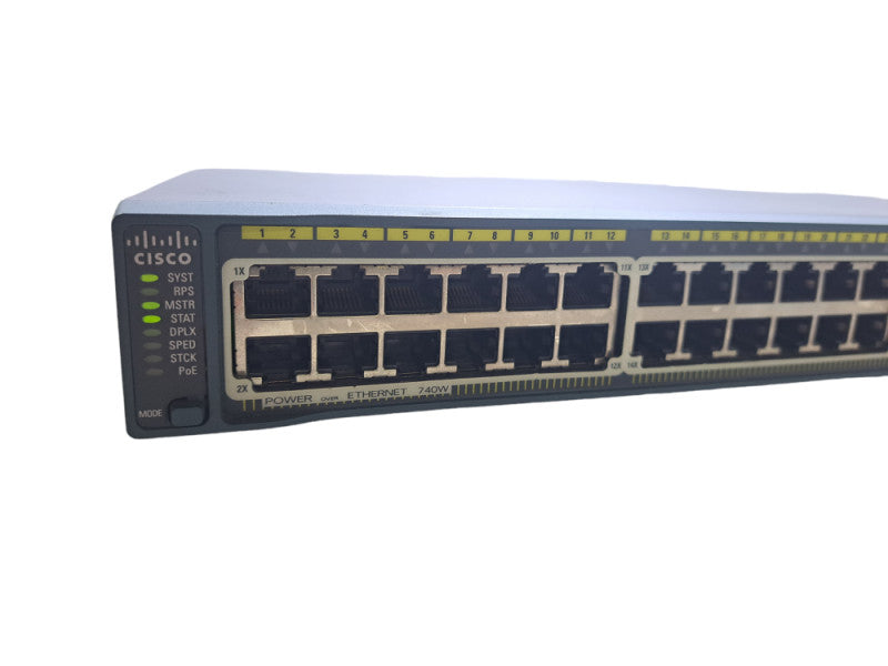 Cisco WS-C2960S-48FPS-L V04 | 48-Port Gigabit PoE+ 740W Network Switch