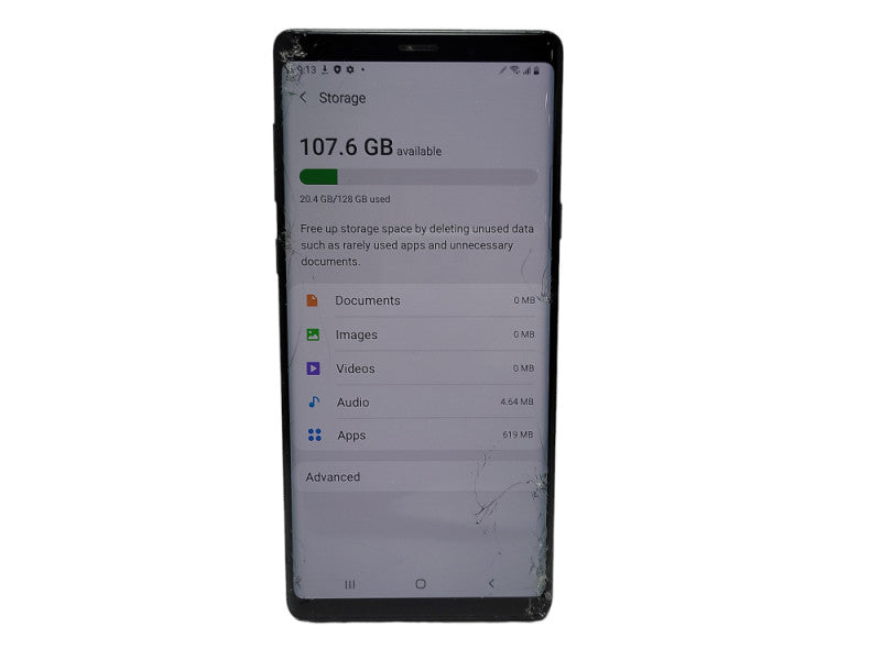 Samsung Galaxy Note 9 SM-N960W 128GB READ $