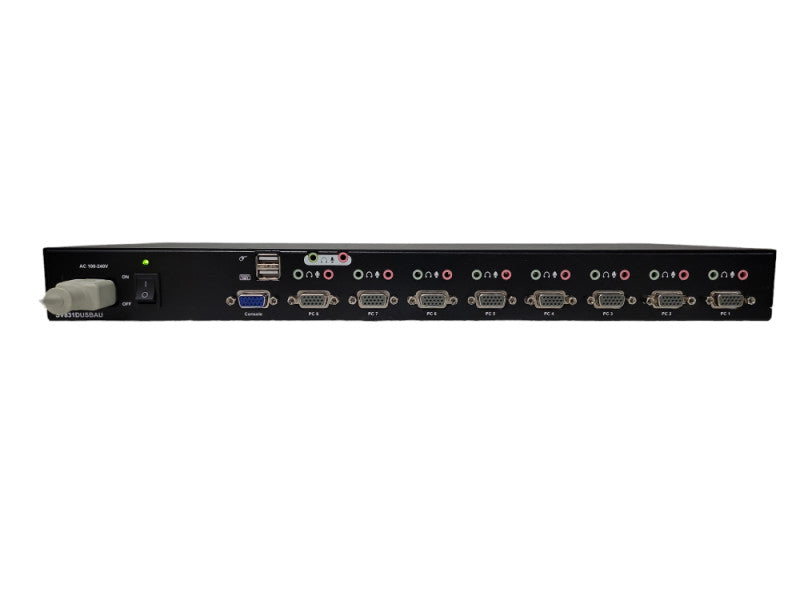 StarTech SV831DUSBAU StarView 8-Port USB-Console VGA AUDIO KVM Switch