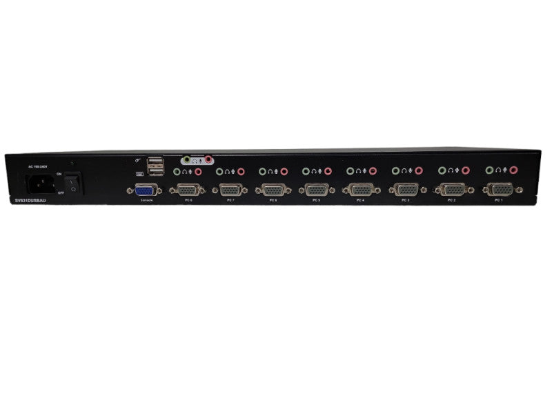 StarTech SV831DUSBAU StarView 8-Port USB-Console VGA AUDIO KVM Switch