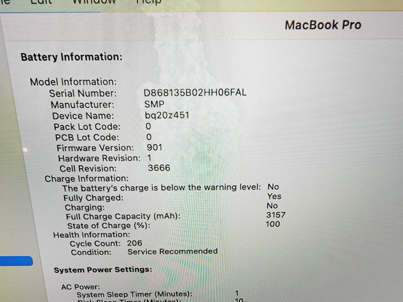 Apple Macbook Pro 2017 13\\" 2-Core i5-7360U @ 2.3GHz 8GB DDR3 500GB SSD (