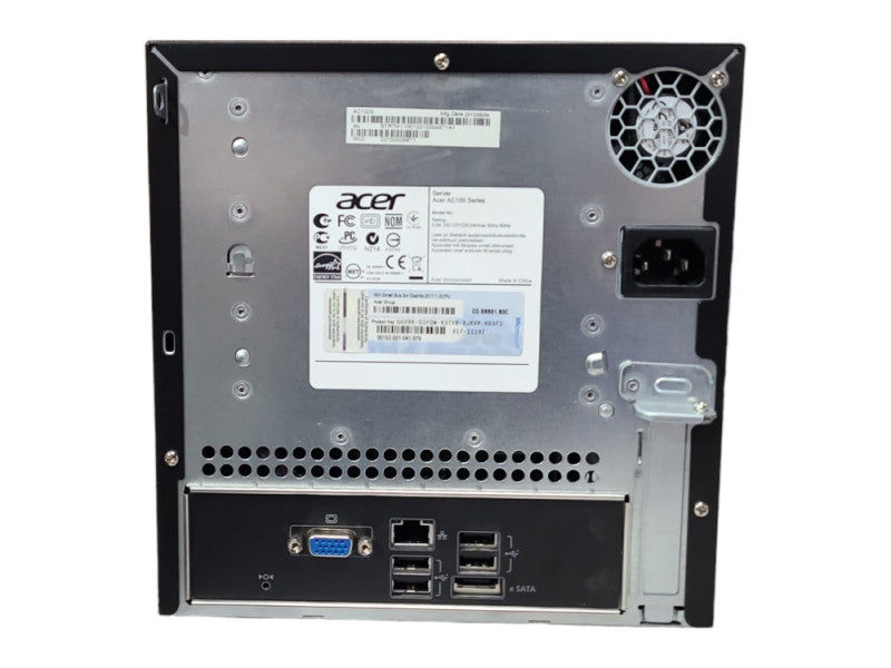 acer AC100 MicroServer, Xeon E3-1260L 2.40GHz, 16GB RAM, No HDD