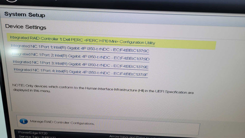 Dell PE R720 - 2x Xeon E5-2643 0 |128GB RAM | NO HDD | PERC H710 Mini |2xPSU  %