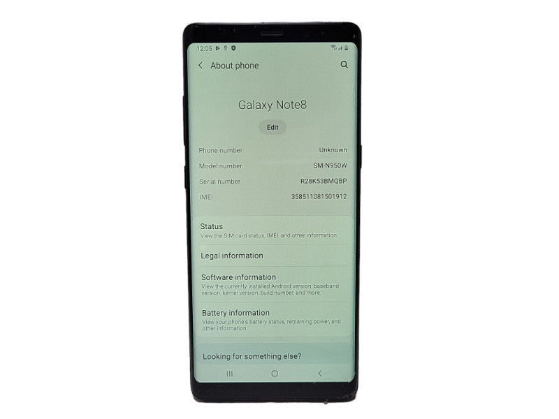 Samsung Galaxy Note 8 64GB (SM-N950W) - READ $