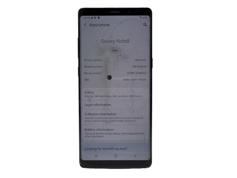 Samsung Galaxy Note 8 64GB (SM-N950W) - READ $