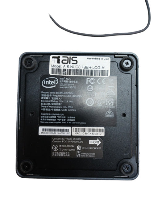 Intel NUC8BEH Core i7-8559U 8GB RAM