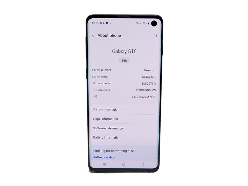 Samsung Galaxy S10 128GB (SM-G973W) - READ $