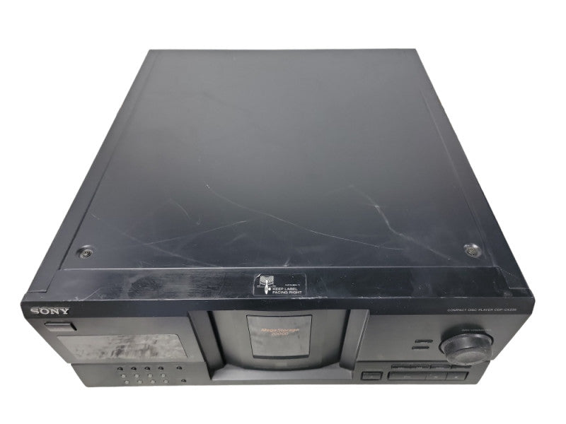 Sony Mega Storage 200 Disc CD Player Changer CDP-CX235 Carousel| no power cor