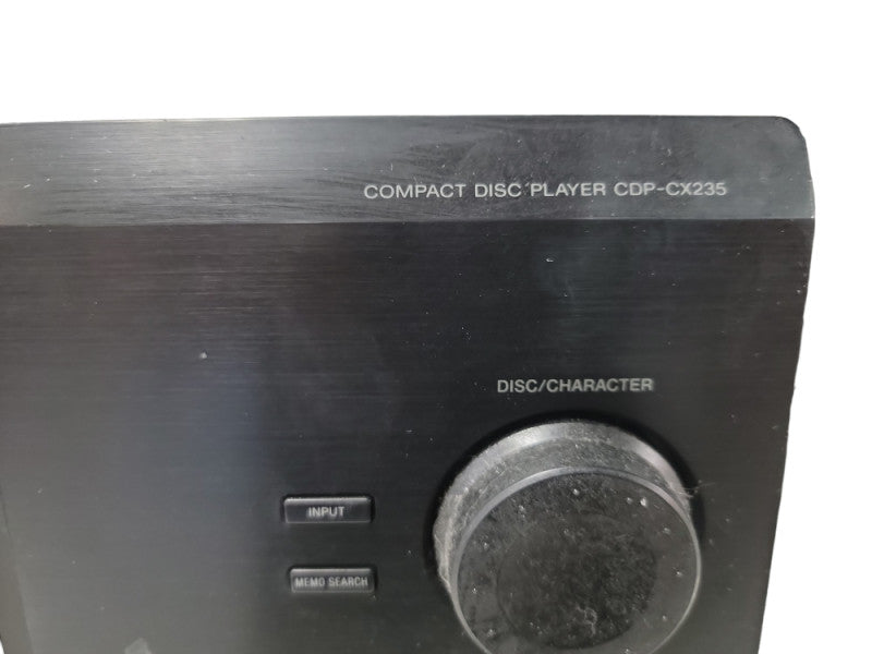 Sony Mega Storage 200 Disc CD Player Changer CDP-CX235 Carousel| no power cor