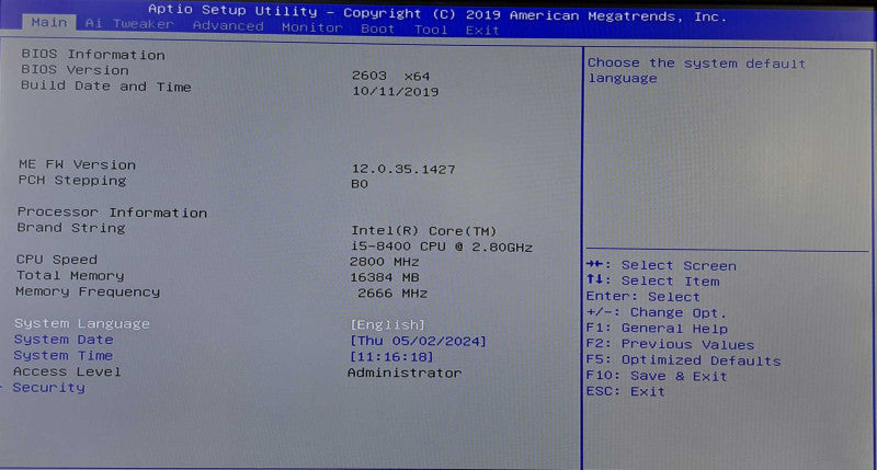 Custom PC | Asus Prime B360M-C, i5-8400 @ 2.80GHz 6C, 16GB DDR4, 256GB NVMe