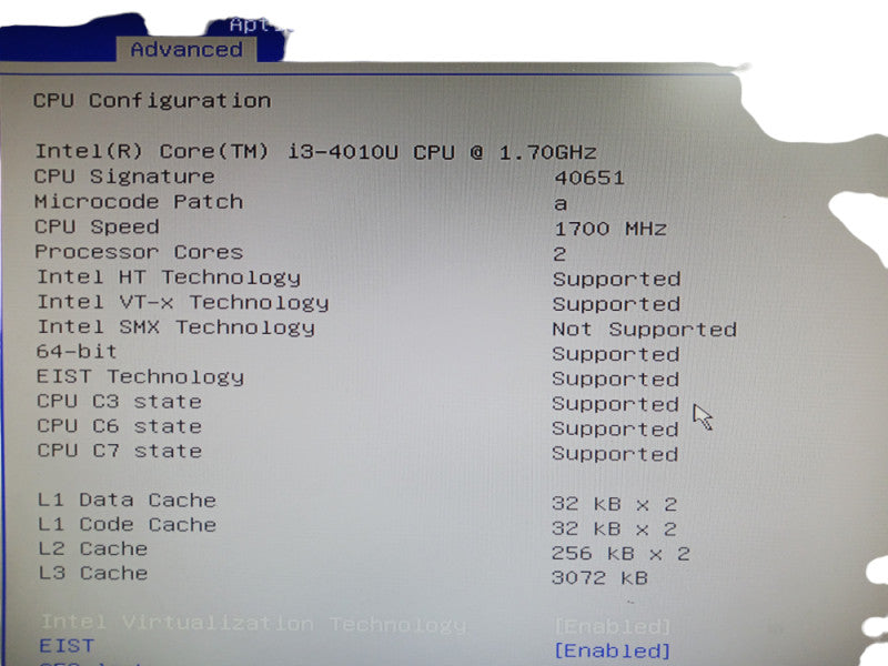 Gigabyte GB-BXi3-4010 Core i3-4010 4GB RAM