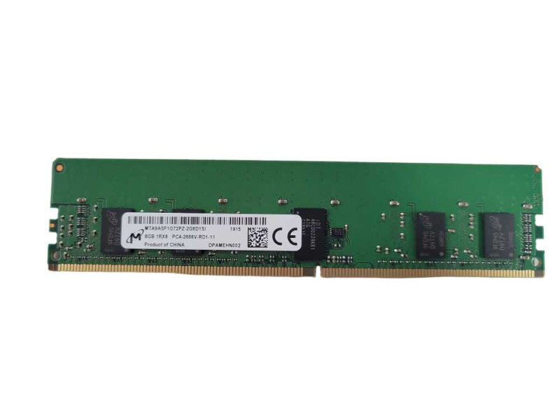 Micron 8GB 1RX8 PC4-2666V-RD1-11 Server Ram Q!