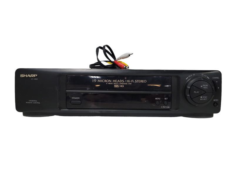 Sharp VC-H952U VHS VCR - 19 Micron Heads / Hi-Fi Stereo