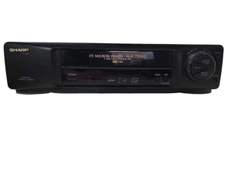 Sharp VC-H952U VHS VCR - 19 Micron Heads / Hi-Fi Stereo
