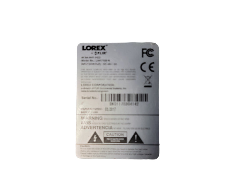 Lorex LNK7108N 8 Channel POE 4K NVR