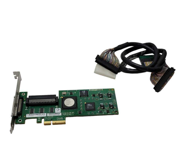 LSI Logic SCSI LVD/SE Controller PCI-E x4 LSI20320IE w/ 0DR017