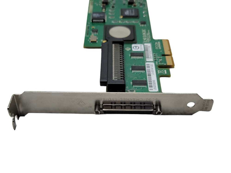 LSI Logic SCSI LVD/SE Controller PCI-E x4 LSI20320IE w/ 0DR017 Scsi Cable _