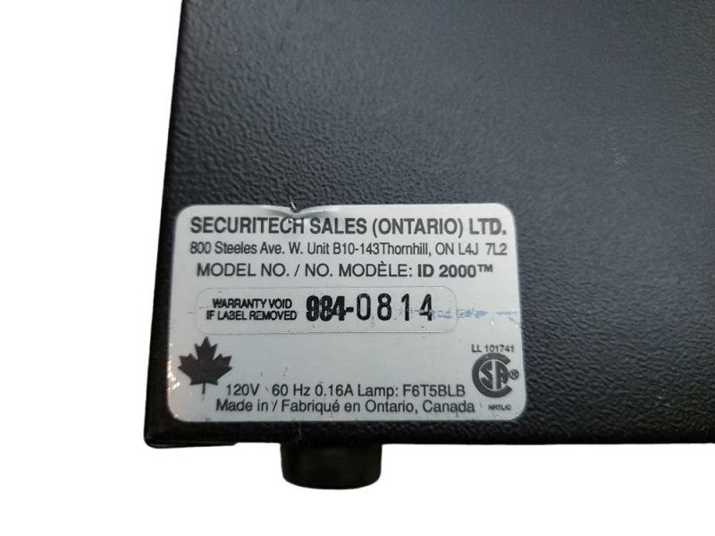 BlackLight Currency Checker UV Light  Model: ID 2000  =