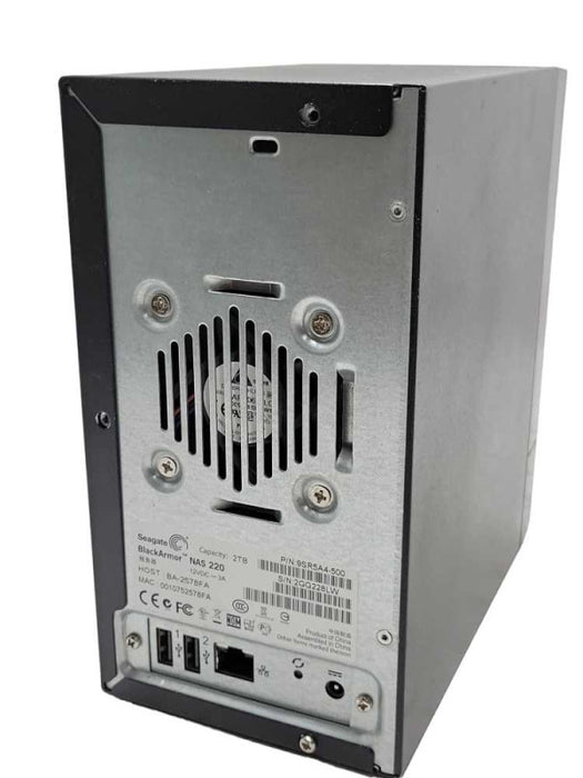 Seagate NAS 220 2-Bay storage system with 1x 1TB HDD, READ _