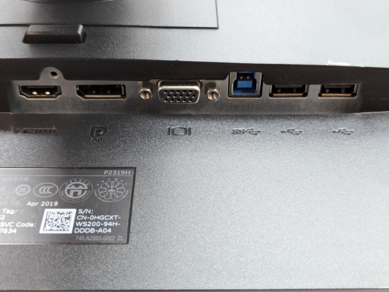 Dell 23-inch Monitor P2319H Q-