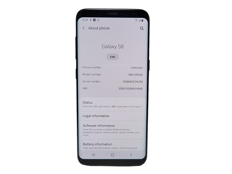 Samsung Galaxy S8 64GB (SM-G950W) - READ  Q$