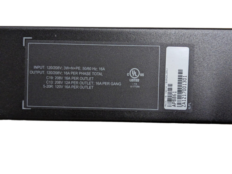 Schneider Electric APC AP8861 Rack PDU Q-