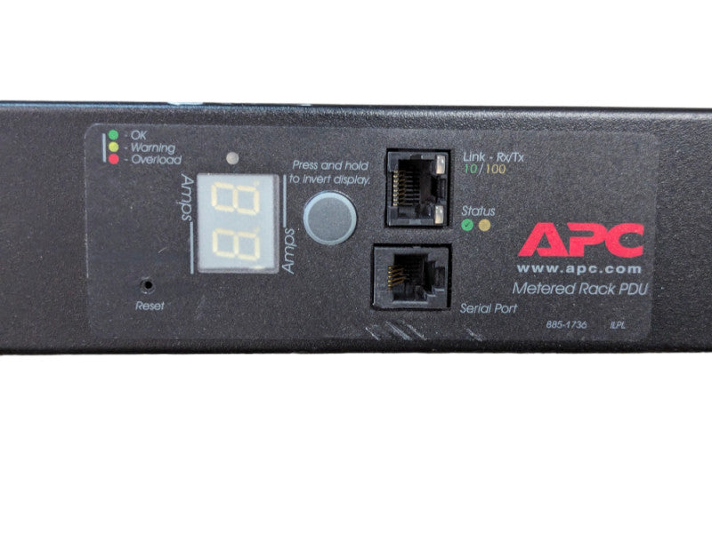 Schneider Electric APC AP7830 Rack PDU Metered Zero U 20A/120V Q-