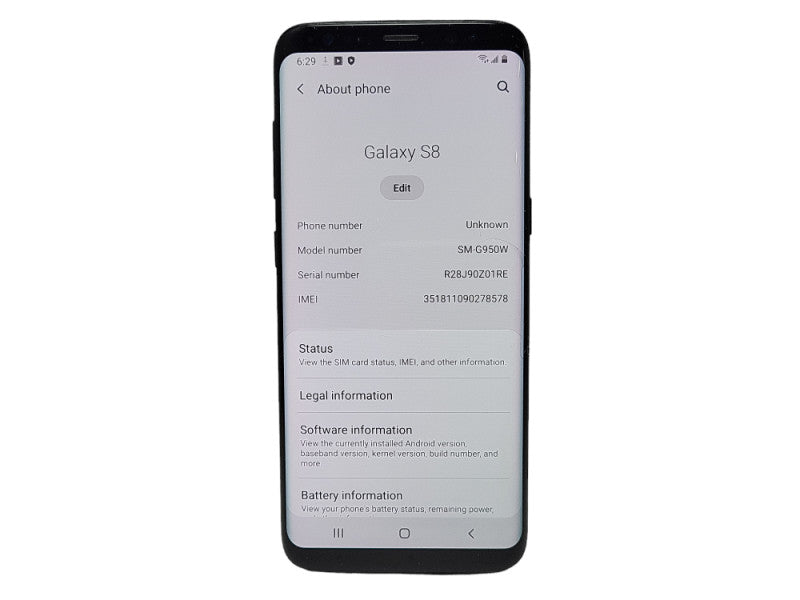 Samsung Galaxy S8 64GB (SM-G950W) - READ $