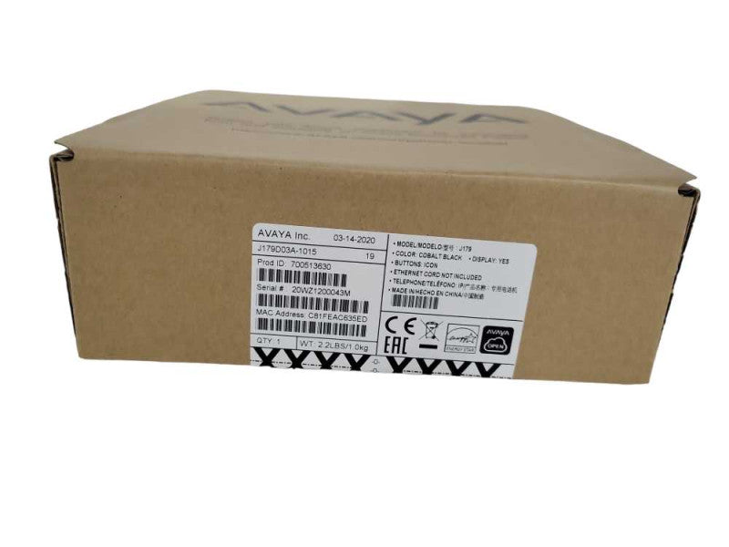 Avaya J179 Gigabit IP Phone (700512394) - Open Box !