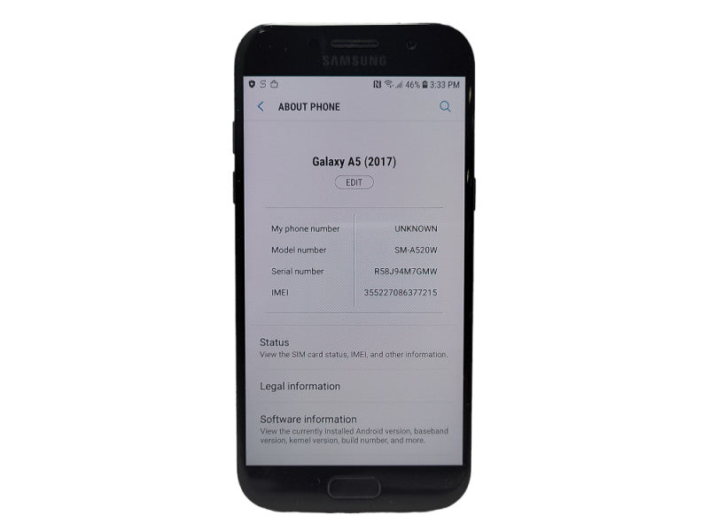 Samsung Galaxy A5 2017 32GB SM-A520W READ $