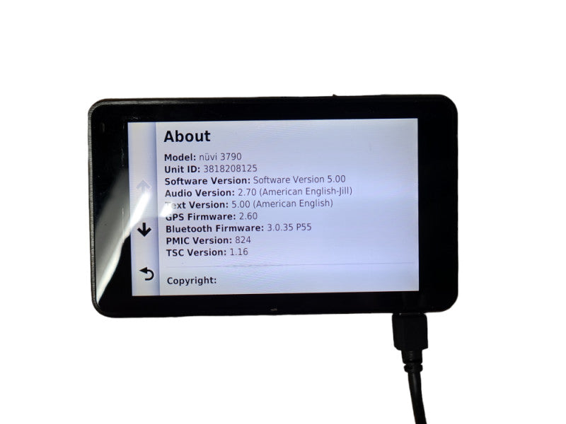 Garmin Nuvi 3790 Automotive GPS Unit, READ