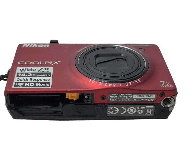 Nikon COOLPIX S6000 14.2MP Digital Camera, READ _