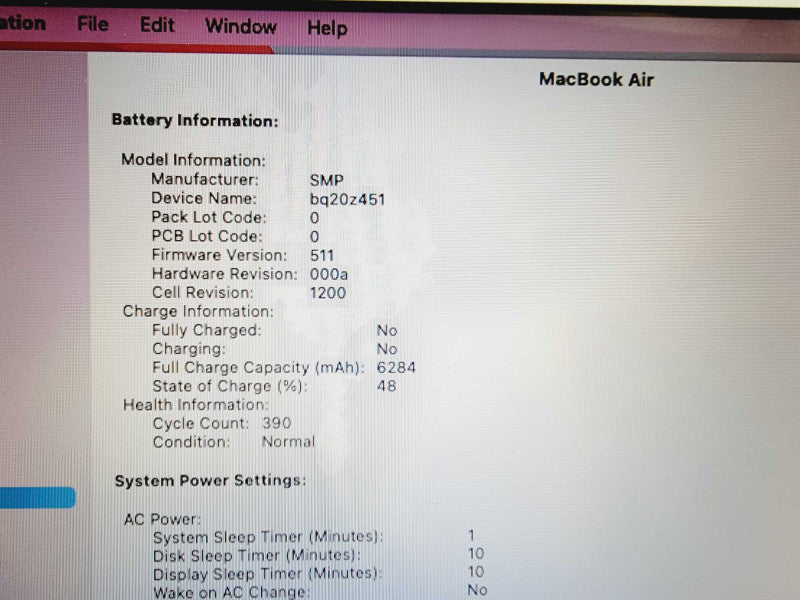 Apple Macbook Air 2017 13\\" 2-Core i5-5350U @ 1.8GHz 8GB DDR3 250GB SSD (